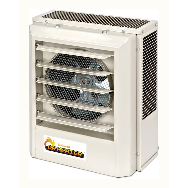 Single Phase 208-Volt 3KW Heavy-duty Electric Fan Forced Unit Heater